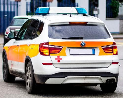 ambulanza automedica L'Aquila